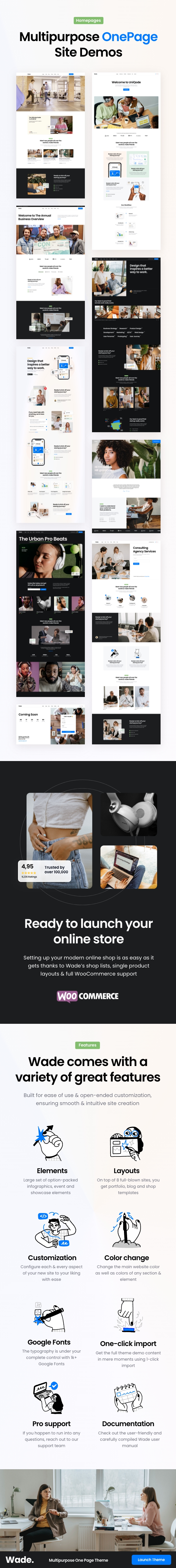 Wade - Business One Page Theme - 3
